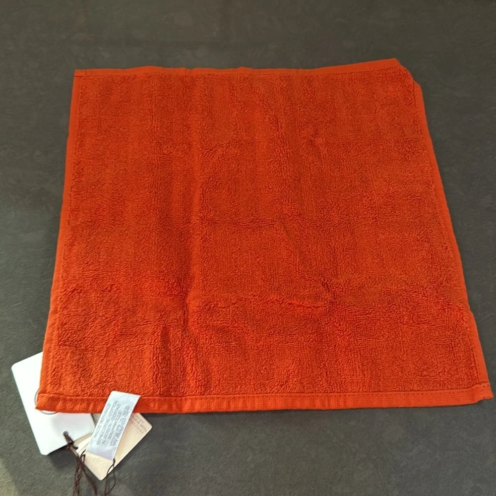 Hermes Orange H Towel NWT